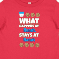thumbnail image 4 of Inktastic What Happens at Nana's Boys or Girls Baby T-Shirt, 4 of 5