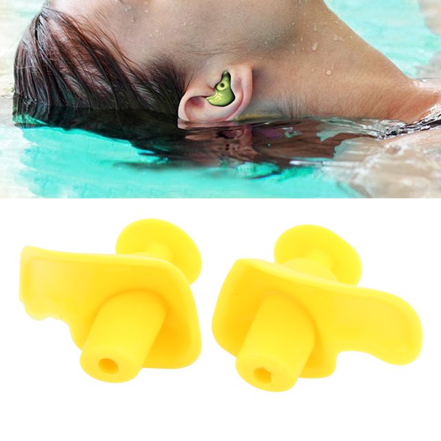 Spiral Waterproof Silicone Earplug Swimming Accessory for Children and Adults