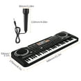 thumbnail image 2 of 61 Keys Kids Digital Music Electronic Keyboard Electric Piano Beginner Keyboard for Girls & Boys, Ages 4-8, 9-12, 13-19 with Microphone, 2 of 10