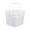 White, variant on Elodie Square Bucket Heavy Duty Food Storage Container for Home Kitchen Paint Water 13L
