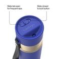thumbnail image 4 of Contigo 24 oz Stainless Steel Leak-Proof Insulated Water Bottle with Carry Strap, Blue/Champagne, 4 of 8