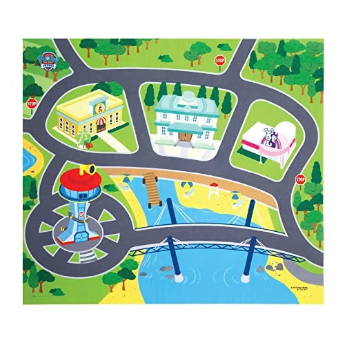 Tapete de Juego Mega de Fieltro de Paw Patrol con Vehículo