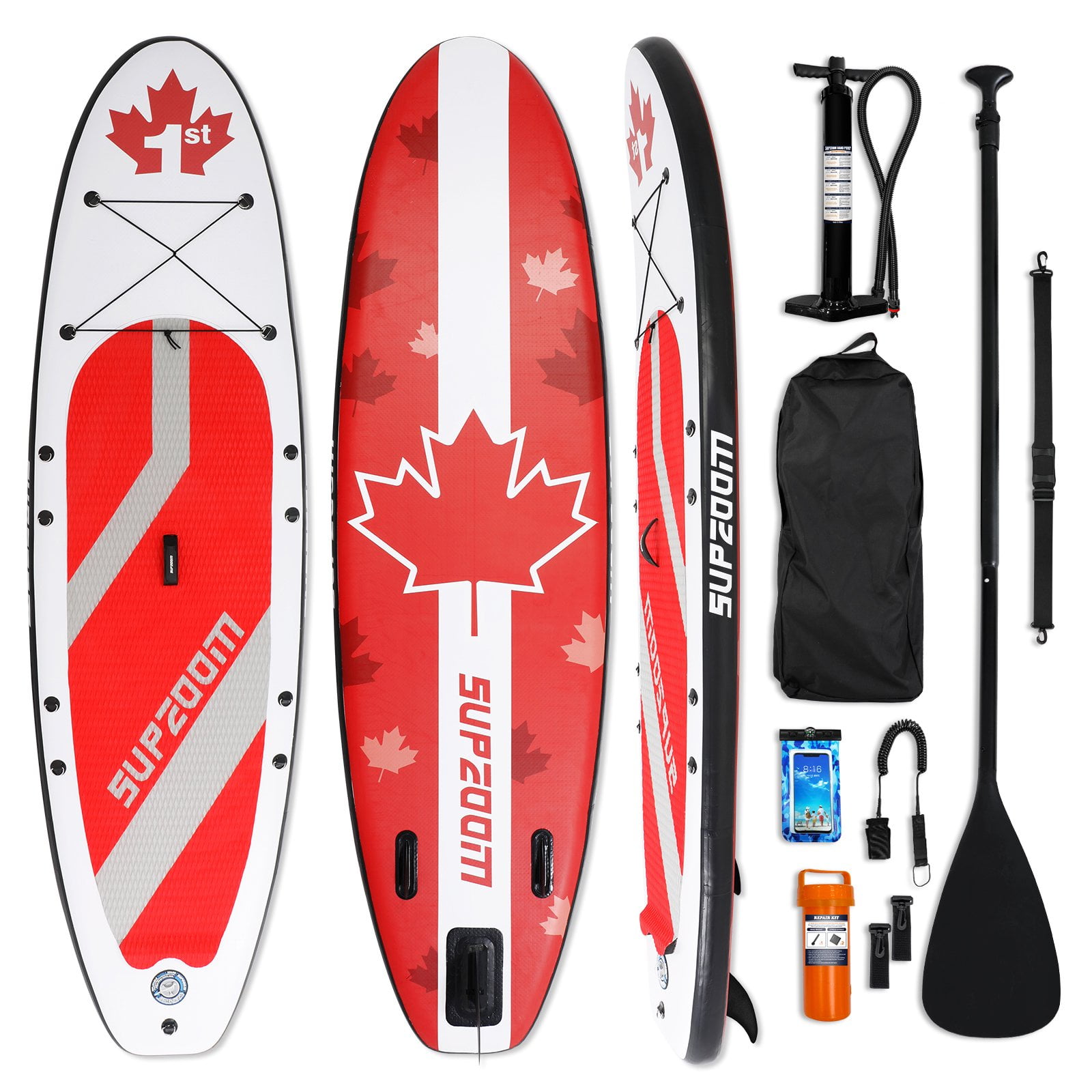 Paddle Board 10.5ft SUP + Kit Inflatable Paddle Boards for Adults