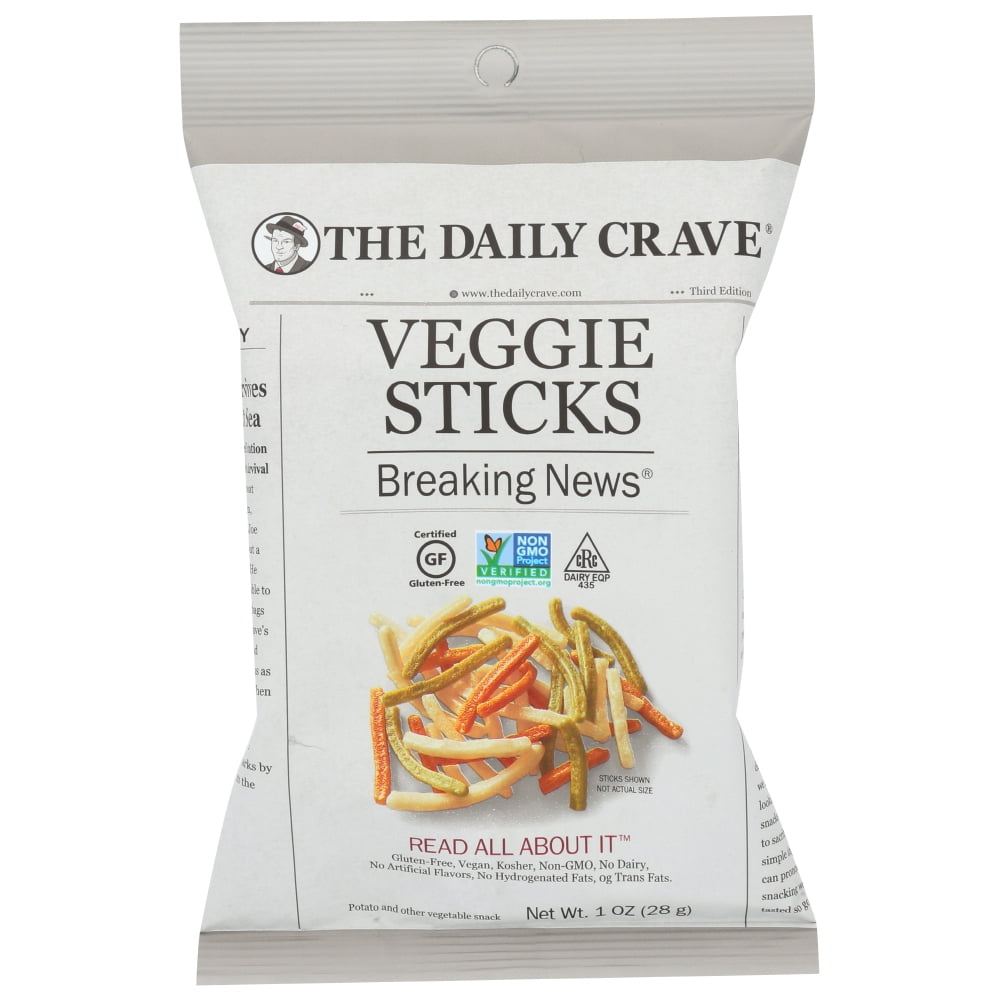 The Daily Crave Veggie Sticks, 1 Oz