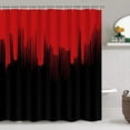 thumbnail image 2 of 4 Pcs Shower Curtain Sets Non-Slip Rugs Bath Mat Toilet Cover, U-Shaped Mat, Gradient Shower Curtain with 12 Hooks, 2 of 6