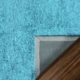 thumbnail image 4 of Superior Shag Boho Plush Indoor Area Rug, Cyan, 8' x 10', 4 of 5