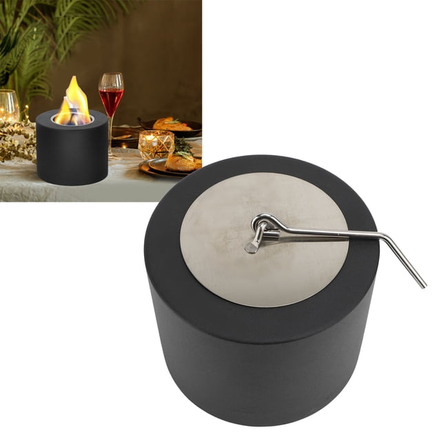 Chimenea de Mesa Personal, Mesa Decorativa Sin Humo Tazón de FUEGO LARGA HORA DE ARDOR PARA AL AIRE LIBRE