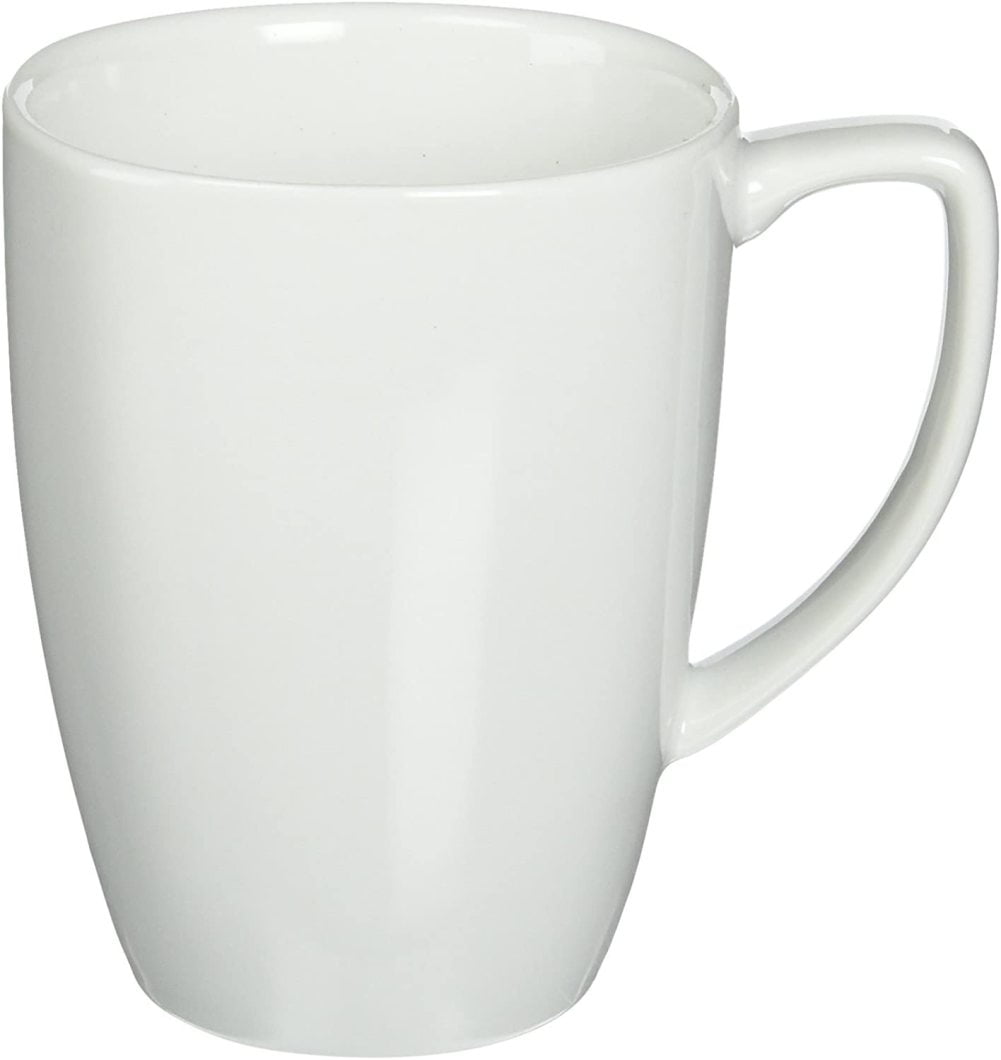 Corelle Square 12-Ounce Mug Set of 4 Pure White 