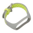 thumbnail image 4 of Pulsera de repuesto Bling Bling protección completa tamaño ajustable correa de silicona suave Para Mi Band 7 gris verde, 4 of 12