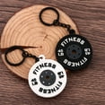 thumbnail image 4 of YANONELRY PVC Mini Barbell Plates Keychain -Kettlebells DlY Silicone Dumbbell Keyring -Gym Gifts for Gym Lovers Fitness Trainer Gift Backpack Jewelry, 4 of 6