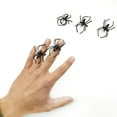 thumbnail image 3 of UDIYO 20Pcs Spider Rings Halloween Rings for Kids Party Favors 1.96’’ Black Plastic Spider Rings Bulk for Kids Costume Accessories Halloween Party Decorations Supplier, 3 of 8