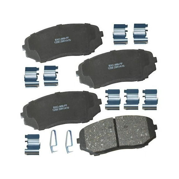 Front Brake Pad Set - Compatible with 2007 - 2022 Mazda CX-9 2008 2009 2010 2011 2012 2013 2014 2015 2016 2017 2018 2019 2020 2021