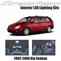 XtremeVision Interior LED for Kia Sedona 2002-2006 7 Pieces Cool White Interior LED Kit   Installation Tool