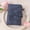 Dark blue (note month), variant on 1pc of Vintage Floral Women'S Wallet- Personalized Name Carving, High-Quality Zipper Closure, Customized Birthday Flower And Name, Including Lanyard- Durable Women'S Wallet (Month Needs to Be Noted)