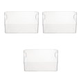 thumbnail image 3 of 3 PCS Bookcases Storage Frame Portable Container Convenient Box, 3 of 8