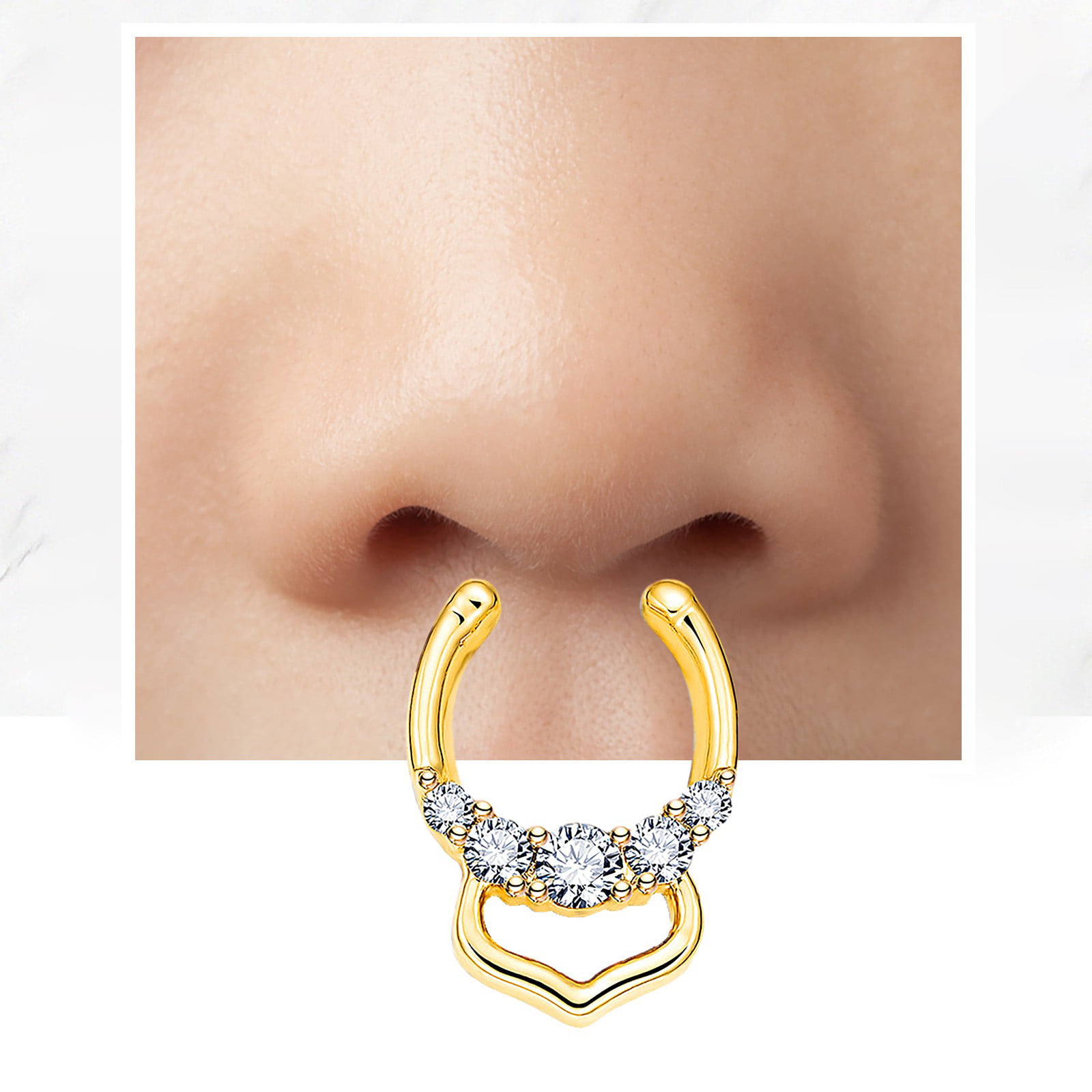 18 K Ladies Marathi Gold Nose Ring, 1 Gm at Rs 6000/piece in Gorakhpur |  ID: 26147655012