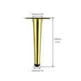 thumbnail image 2 of TV Cabinets Table Feet Furniture Leg Metals Material Mid-Century Modern For Sofa Couch Easy To Install Metal Legs, 2 of 5