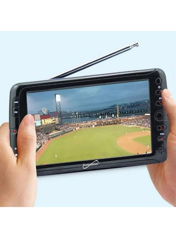 7-Inch Portable Widescreen LCD TV and Removable Stand
