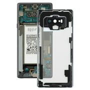 Cellphone Repair Parts For Samsung Galaxy Note9 / N960D N960F Transparent Battery Back Cover with Camera Lens Cover