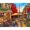 YBB-043, variant on Landscape and architecture digital oil painting set: Hand-painted flowers on canvas for houses, streets, and home decoration, 40*50cm, without frame.,YBB-036