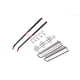 thumbnail image 5 of Refrigerator Hanging Shelf Nail Free with Hooks Black Refrigerator Spice Rack for Home Kitchen Three Layer, 5 of 5