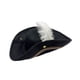 thumbnail image 4 of Sombrero pirata tricornio con plumas para disfrazarse Fernando, 4 of 8