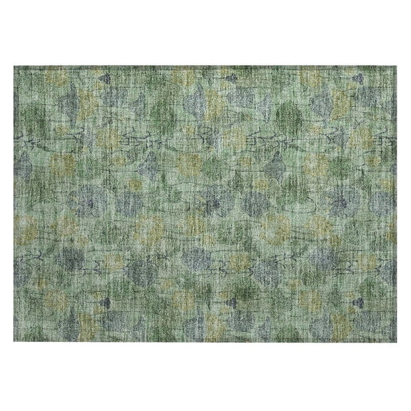 Dalyn Rugs Machine Washable Indoor/Outdoor Chantille ACN2128 Aloe 1'8" x 2'6" Rug