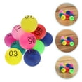 thumbnail image 2 of Pelotas numeradas del 1 al 20 para tenis de mesa, pelotas multicolores numeradas para actividades de juego, 2 of 7