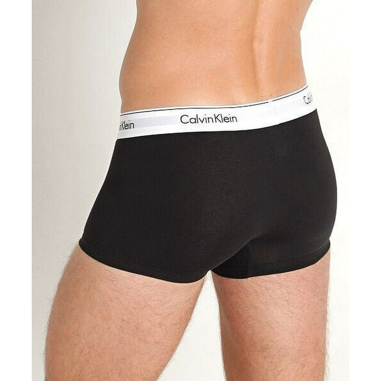Calvin Klein Men's Modern Cotton Stretch Naturals 3-Pack Low Rise Trunk,Multi,Sm  