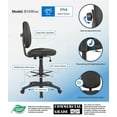 thumbnail image 2 of Boss Office Products Black Fabric Drafting Stools W/Footring, 2 of 9
