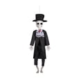 thumbnail image 1 of Precio reducido por tiempo limitado!Colgante de esqueleto de Halloween, accesorios de decoración de ambiente de terror para novio nupcial, 1 of 2