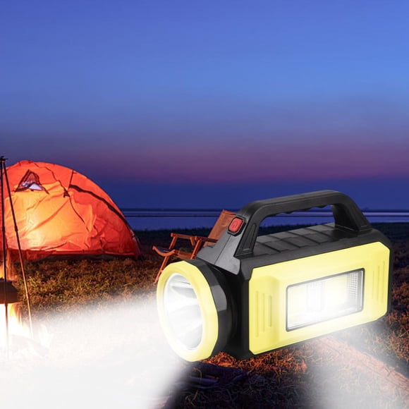 Feltree Solar Rechargeable Handheld Spotlight Flashlight, Super Bright Flashlight for Emergencies, Searchlight Spotlight, Flashlight