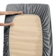 thumbnail image 4 of Juego de sábanas Hearth & Harbor Extra Deep Pocket Twin XL Grey, 4 of 7