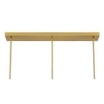 thumbnail image 6 of Hillbourne 3-Light Linear Chandelier in Warm Brass, 6 of 7