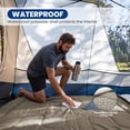 thumbnail image 2 of Sweetcrispy Double Sleeping Bag 2 Person Queen Size All Season Waterproof Camping Hiking Backpacking, Army Green, 2 of 9