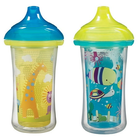 Munchkin Click-Lock Insulated Hard Spout Sippy Cup - 2 pack