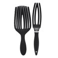 thumbnail image 1 of Paquete de 2 peines de 8 filas y kit de peine de 6 filas para salón de belleza, juego de cepillos para el cabello, peine, cepillo para el cabello, masaje desenredante, peinado del cabello húmedo y se, 1 of 5