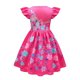 thumbnail image 3 of Encanto Mirabel Vestido Niña Estampado Isabella Mangas Voladoras Vestido Casual Y Bolso,140 For 8-9Years, 3 of 6
