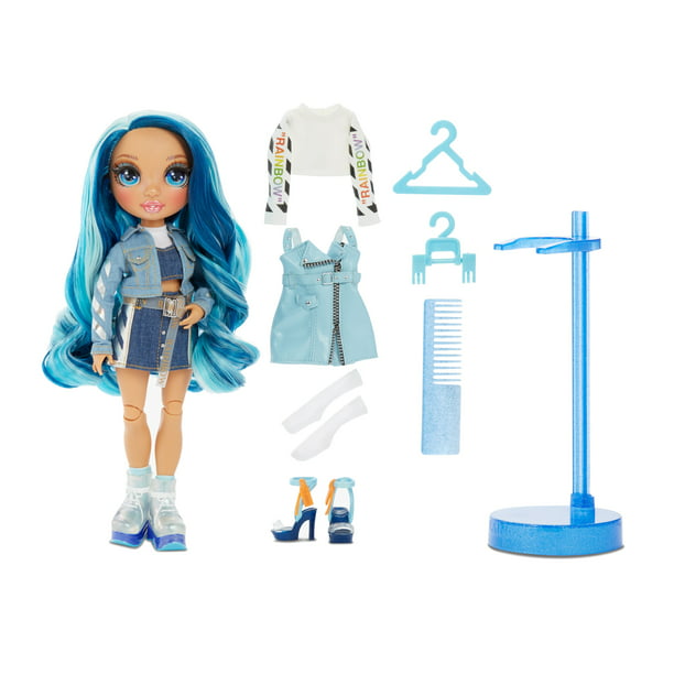 Rainbow High Skyler Bradshaw – Blue Fashion Doll with 2 Outfits ...