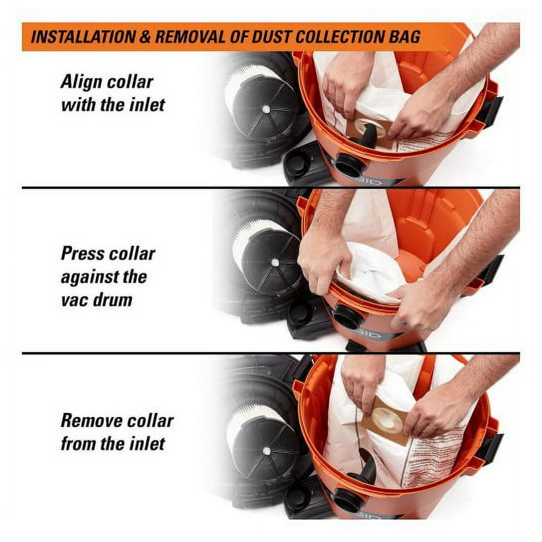 Ridgid dust hotsell bag