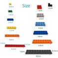 thumbnail image 5 of 200pcs Thick 2x3 DIY Building Blocks Figures Bricks Dots Educational Plastic Toys for Children Size Compatible With 3002 Choice Light Blue 200pcs, 5 of 5