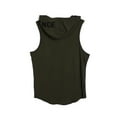 thumbnail image 5 of Men Sports Gym Plain Tank Top Hoodie Fitness Pullover Sleeveless Sweatshirt Vest, 5 of 5