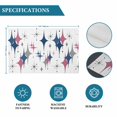 thumbnail image 6 of Red Blue Diamond Placemats Set of 12, Modern Geometric Middle Century White Placemats for Dining Table, Place Mats for Kitchen Tabletop, Waterproof Wipeable Dining Table Mats Set, 6 of 9