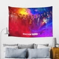 thumbnail image 2 of Doctor Who Tapestry, Anime Wall Poster Art, Wall Tapestry For Bedroom Living Room Dorm Room, Wall Hanging For Festival Party Events Background Photography Backdrop, 60x40 Inch, 2 of 9