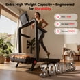thumbnail image 6 of RHYTHM FUN Walking Pad with Incline, Foldable Walking Pad Treadmill with Handle, No Assembly Required & 300 lbs Capacity for Home & Office, 6 of 9