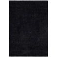 thumbnail image 4 of SAFAVIEH Laguna Neven Plush Solid Shag Area Rug, Black, 4' x 6', 4 of 11