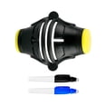 thumbnail image 3 of Golf Ball Line Liner with 2 Marker Pen, Multifunctional Outdoor Sports, Golf Accessories, Positioning Aids Template Alignment Drawing Tool black yellow, 3 of 7