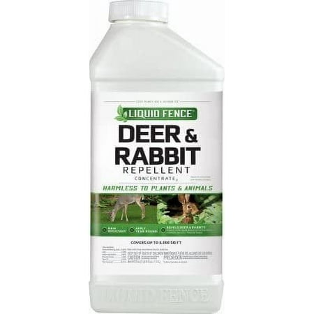 Spectrum Brands Deer & Rabbit Repellent Concentrate - Liquid Deterrent - 6 Pack 40 oz