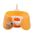 thumbnail image 5 of Fzaqwen Cat Litter Basin Cat Sandbox Kitten Potty Toilet Bedpan Open Top Pet Litter Tray Orange, 5 of 9