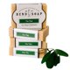 thumbnail image 1 of Jabón de leche de cabra - Cuidado natural de la piel con aceite de coco y oliva - Jabón corporal y de manos para pieles sensibles y eccema de Bend Soap Co. 4.5 oz Árbol de té, 1 of 1